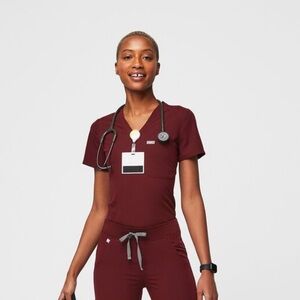 Figs Catarina one pocket scrub top xxs